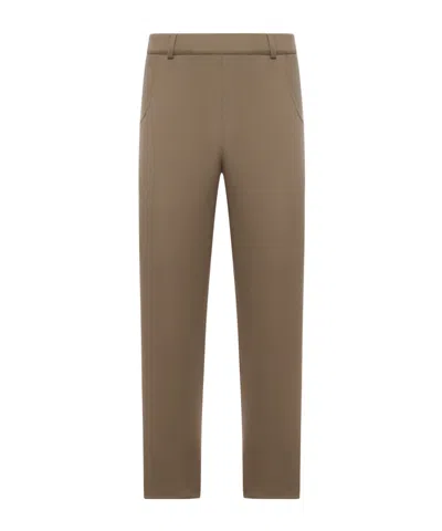 Prada Belt Loops Slacks In Brown