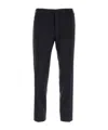 Prada Belt Loops Slacks In Blue