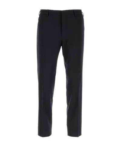 Prada Belt Loops Slacks In Blue