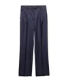 Prada Belt Loops Slacks In Navy Blue