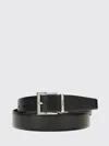 Prada Leather Belt In Black