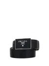 Prada Belt In Nero