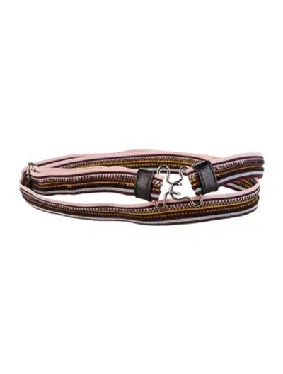 Pre-owned Prada Belt In Pink