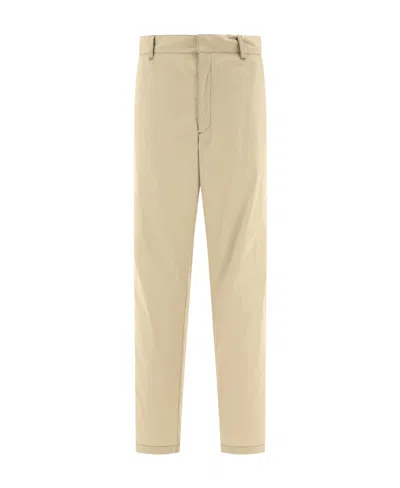 Prada Belt Ring Casual Pants In Brown