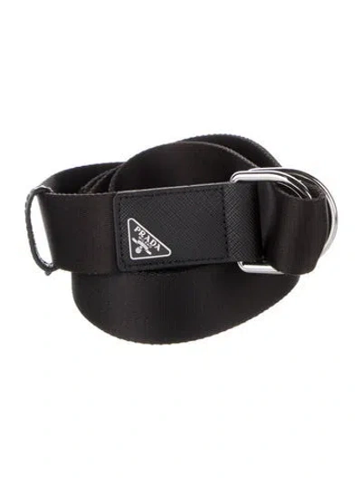Pre-owned Prada Belt W/ Tags In Black