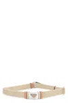 Prada Belt With Buckle In Tan