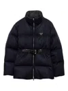 Prada Loden Down Jacket In Blue