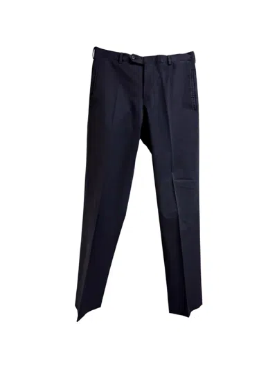 Pre-owned Prada Belt-loops Trousers In Blue