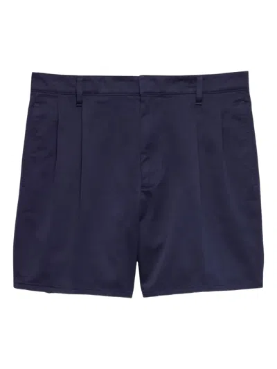 Prada Swim Shorts Nylon Elastic Waistband In Blue