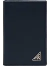 Prada Bi-fold Cardholder Wallet In Blue