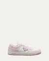 Prada Logo Pasted Casual Sports Shoes In Bianco  Ala
