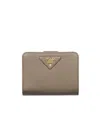 Prada Bifold Wallet In Gray