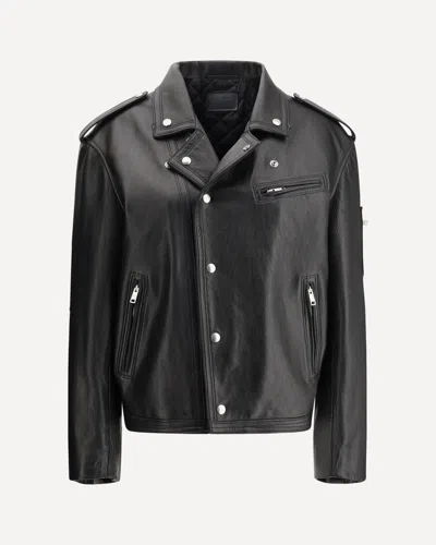 PRADA BIKER LEATHER JACKET