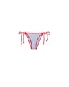 Prada Interlock Jersey Bikini Bottom In Blue