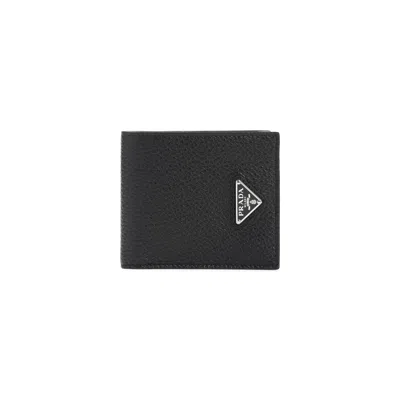 Prada Billford Wallet In Black