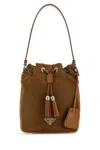 Prada Re-edition 1978 Bucket Bag In Brandy
