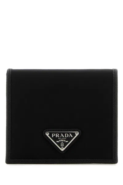 Prada Black Nylon Wallet