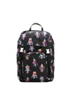 Prada Robot-print Backpack In Black