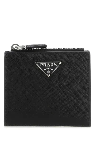 Prada Black Leather Wallet