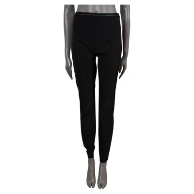 Pre-owned Prada Black 2018 Technical Leggins Pants 40 S