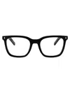 Prada Logo-print Glasses In Black