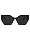 Prada Black Acetate Sunglasses In Black