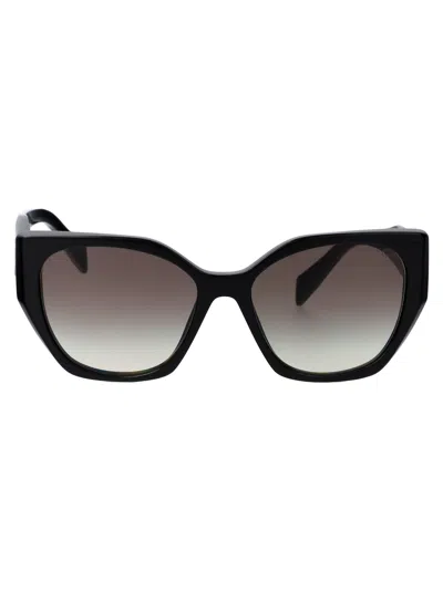 PRADA PRADA BLACK ACETATE SUNGLASSES