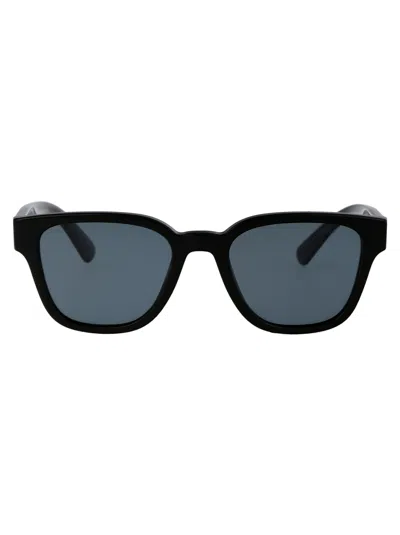 Prada Black Acetate Sunglasses In Blue