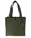 Prada Black & Green Jersey Jacquard Triangolo Symbole Shopping Tote (authentic  Pre-loved)