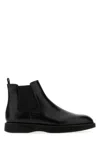 Prada Black Ankle Boots In Black