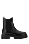 Prada Ankle Boots With Chunky Sole And Pull Tab In Black