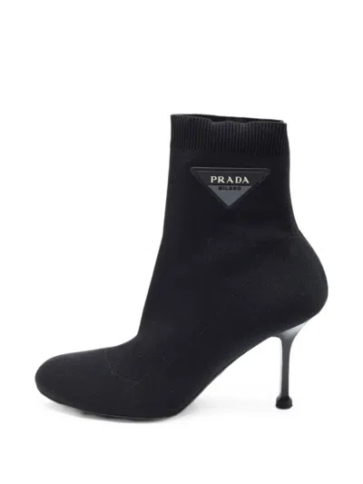 Pre-owned Prada Black Ankle Boots