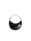 Prada Black Arched Shoulder Bag In Black