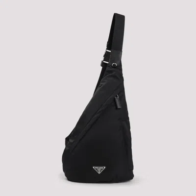 Prada Black Asymmetric Crossbody Bag