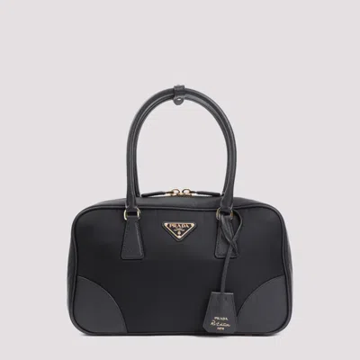 Prada Black Bauletto Re-edition 1978 Satchel