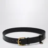 Prada Leather Belt With Engraved Buckle