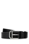 Prada Black Leather Belt