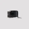 Prada Black Leather Wrist Strap In Black