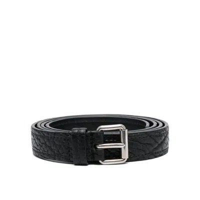 PRADA BLACK CALFSKIN REGULAR BELT