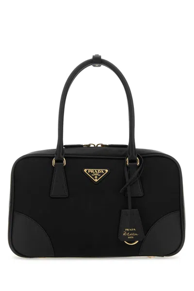 Prada Womens Black Re-edition 1978 Re-nylon Medium Recycled-polyamide Top-handle Bag