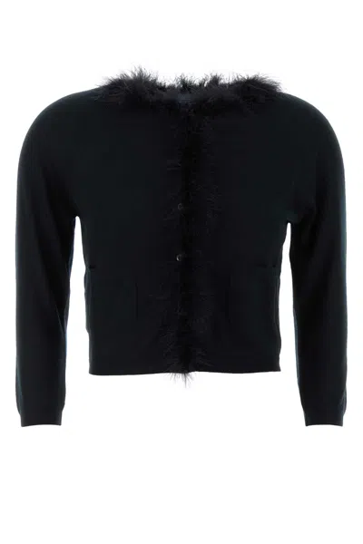 Prada Black Cashmere Cardigan