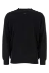 Prada Cotton Crew-neck Sweater In Blue