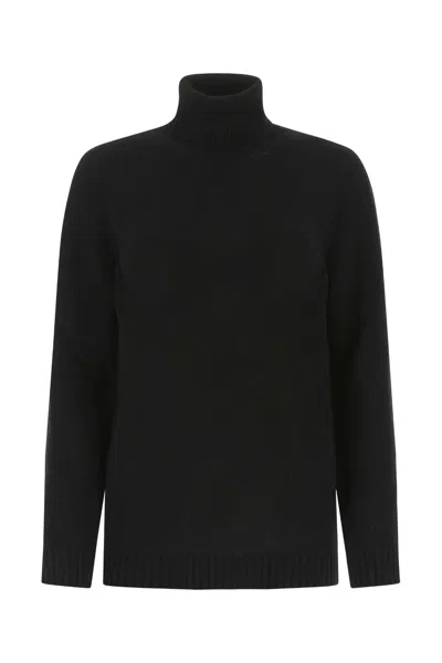 Prada Black Cashmere Sweater In F0002