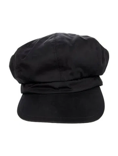 Pre-owned Prada Black Casual Newsboy Cap