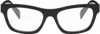 Prada Black Catwalk Butterfly Glasses In 16k1o1