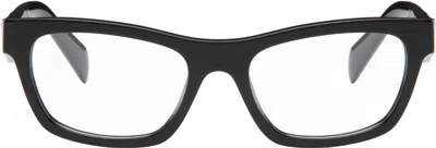 Prada Black Catwalk Butterfly Glasses In 16k1o1