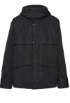 Prada Black Clothing Jacket In Blue