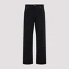 Prada Mens Black Straight-leg Regular Denim Jeans In Black