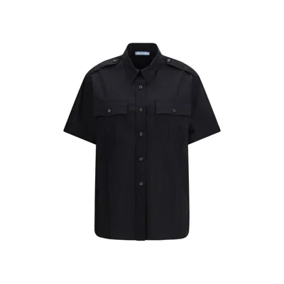 Prada Black Cotton Shortsleeve Shirt