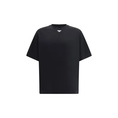 Prada Black Cotton T-shirt
